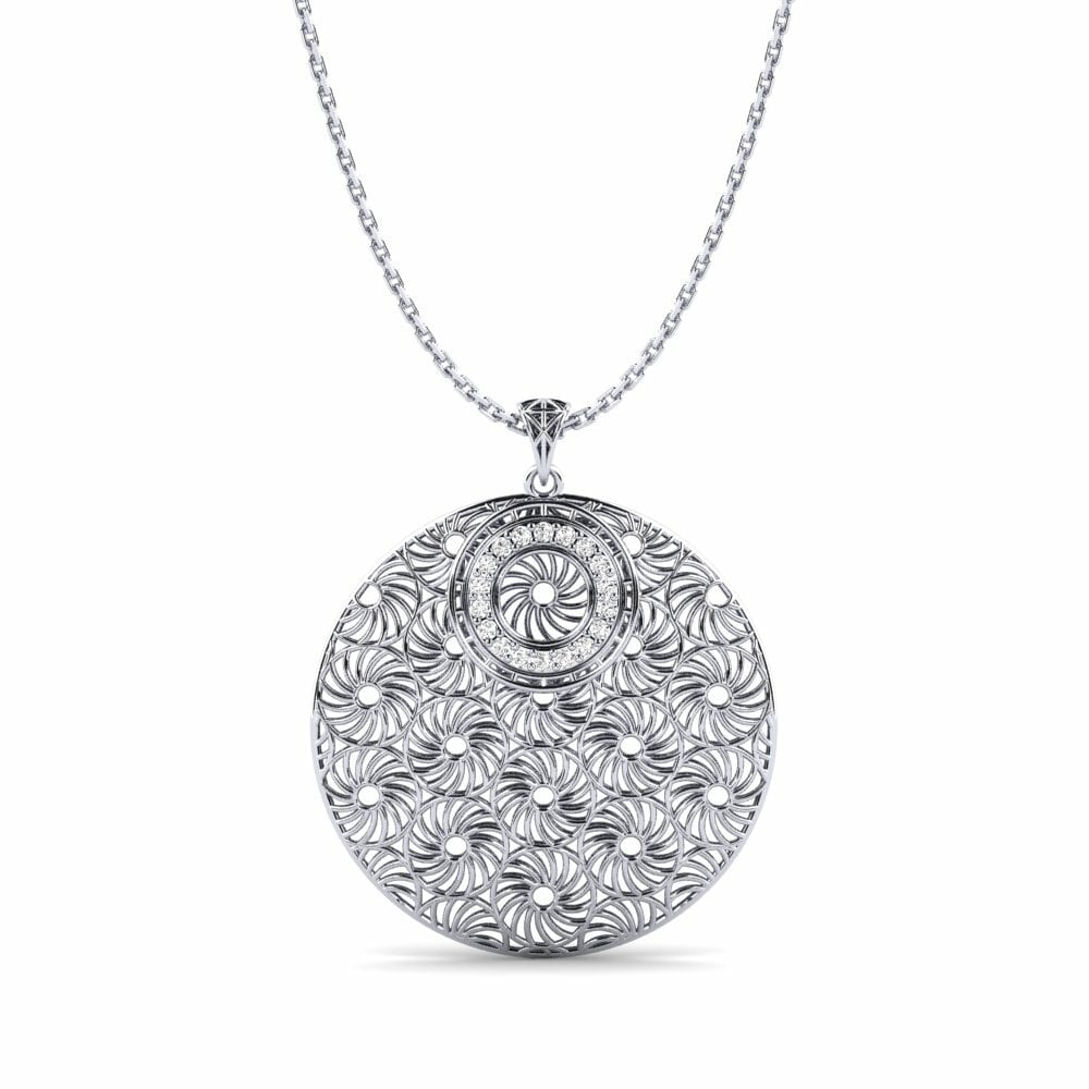 Moissanite Pingente Feminino Roselee