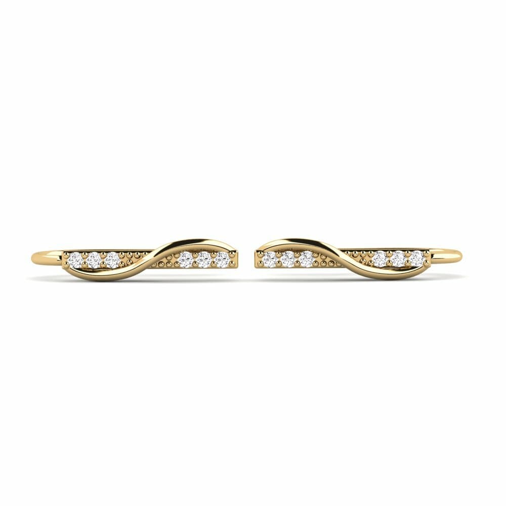 Moissanite Boucle d'oreille femme Roshanee