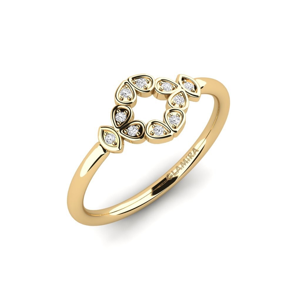 Weißer Saphir Ring Roshank