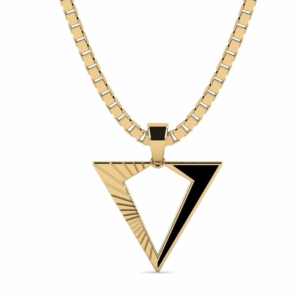 Or Jaune 9k Pendentif pour homme Rouf