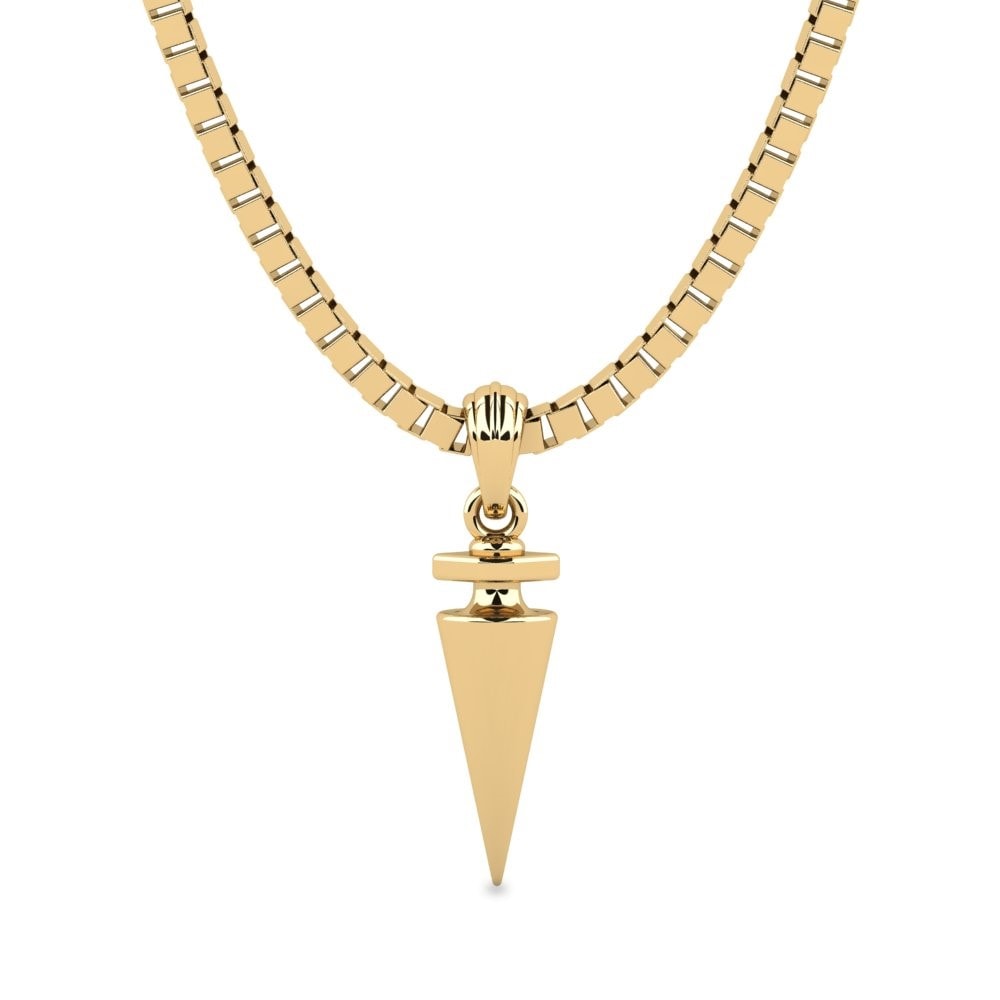 Or Jaune 9k Pendentif pour homme Roxanney