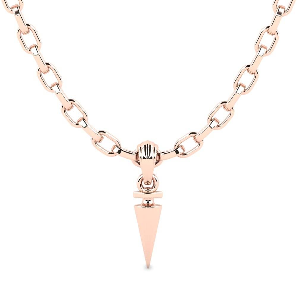 14k Oro Rosa Colgante para hombre Roxanney