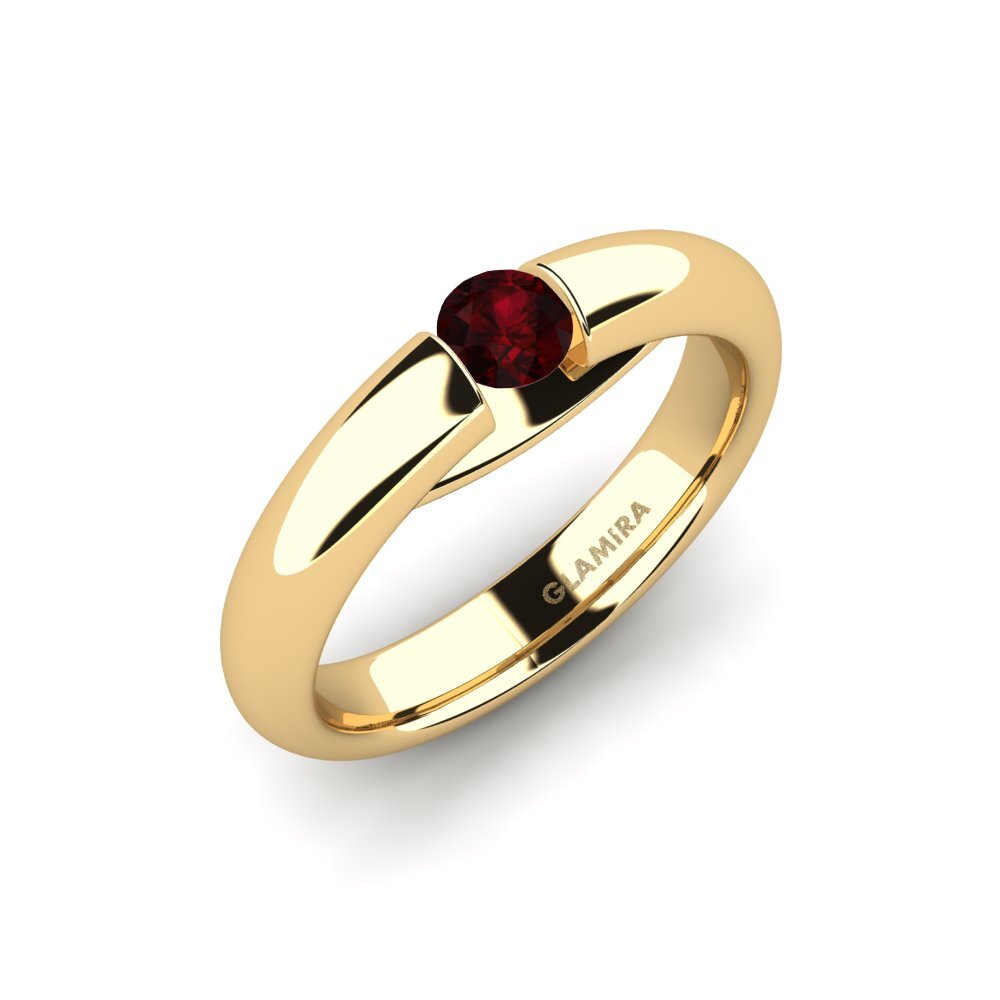 Garnet Engagement Ring Ursula 0.25crt