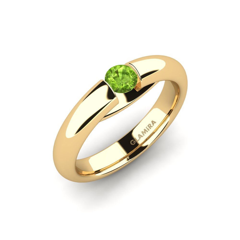 Peridot Engagement Ring Ursula 0.25 crt