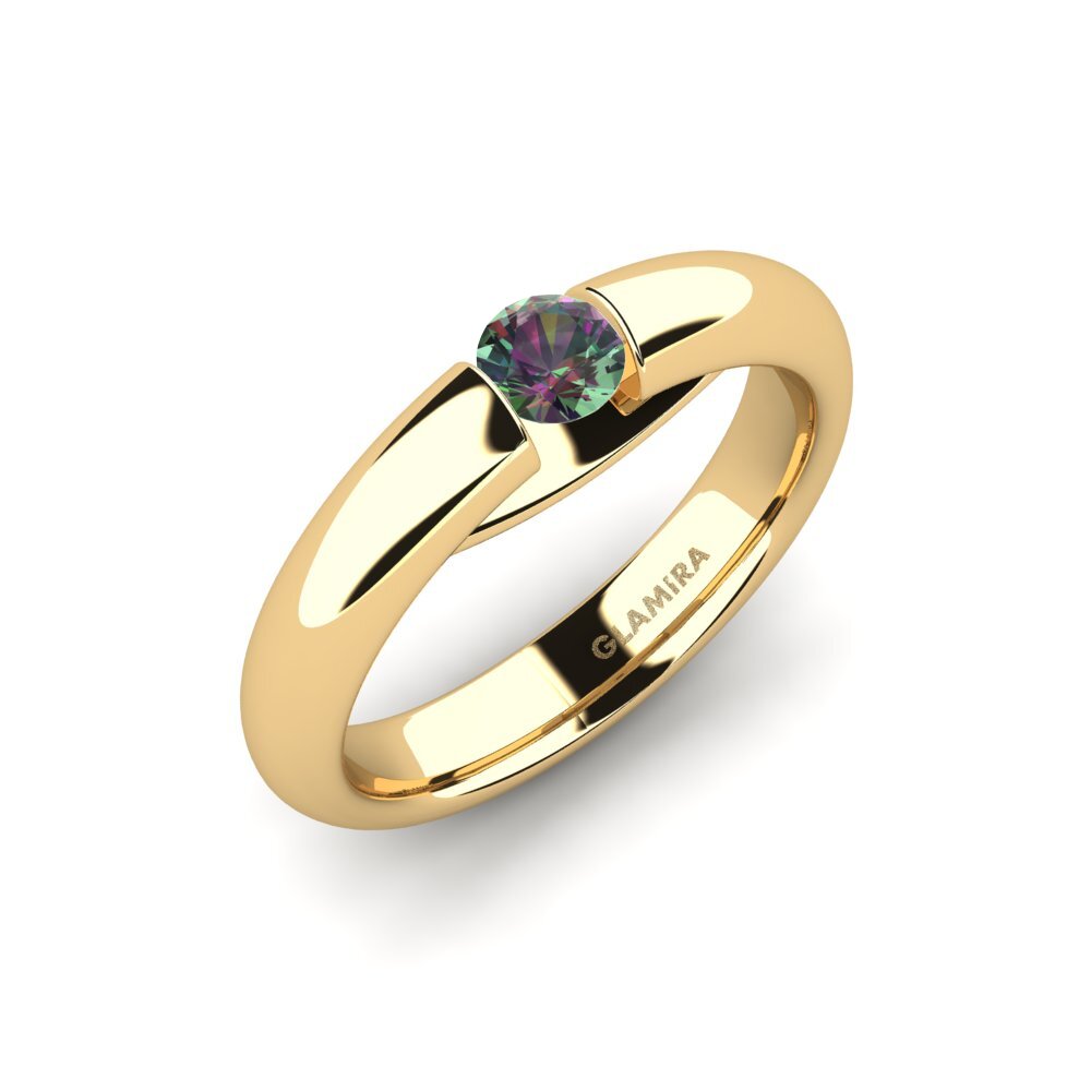 Mystic Topaz Engagement Ring Ursula 0.25 crt
