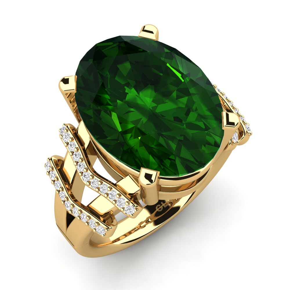 18ct Yellow Gold Ring Rubi