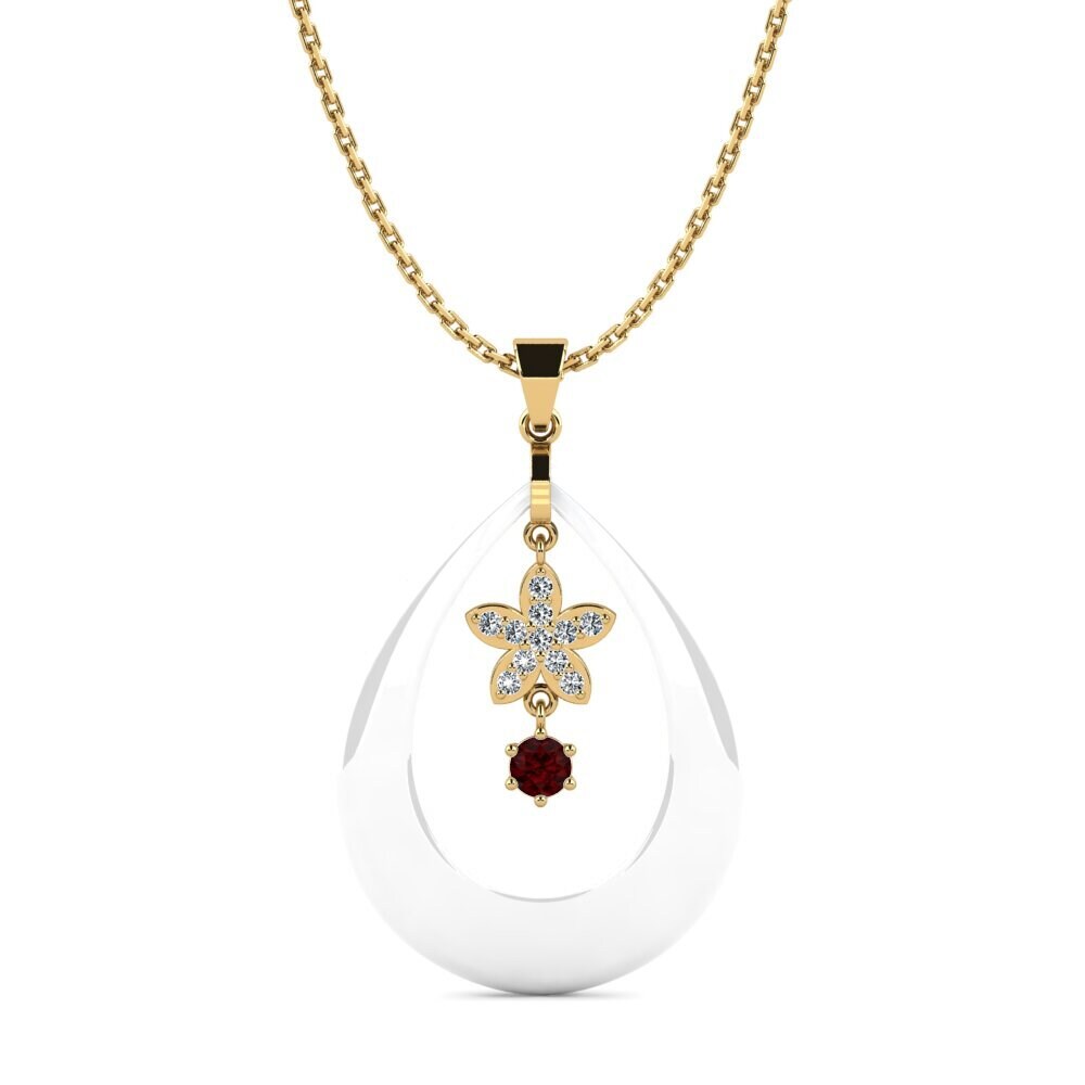 Garnet Women's Pendant Rubino