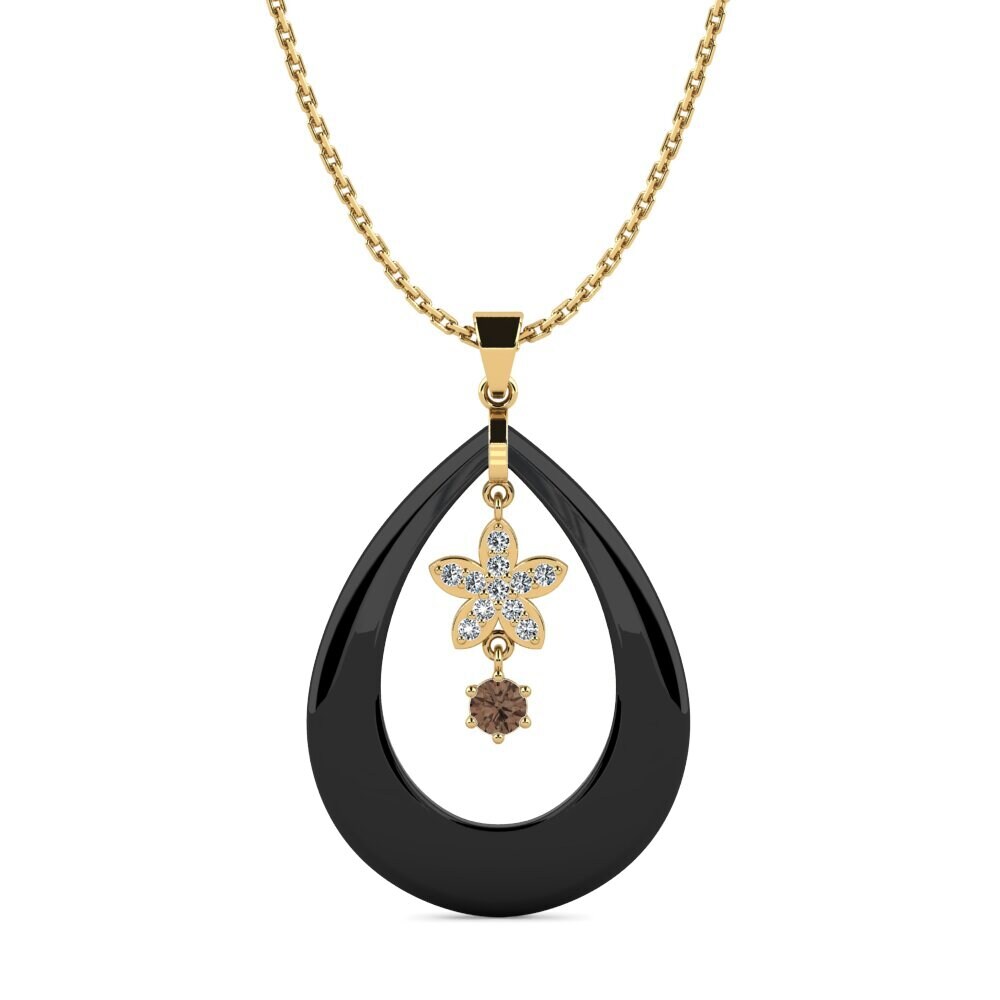Smoky Quartz Women's Pendant Rubino