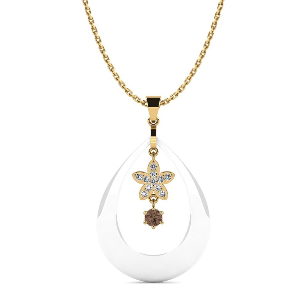 Smoky Quartz Women's Pendant Rubino