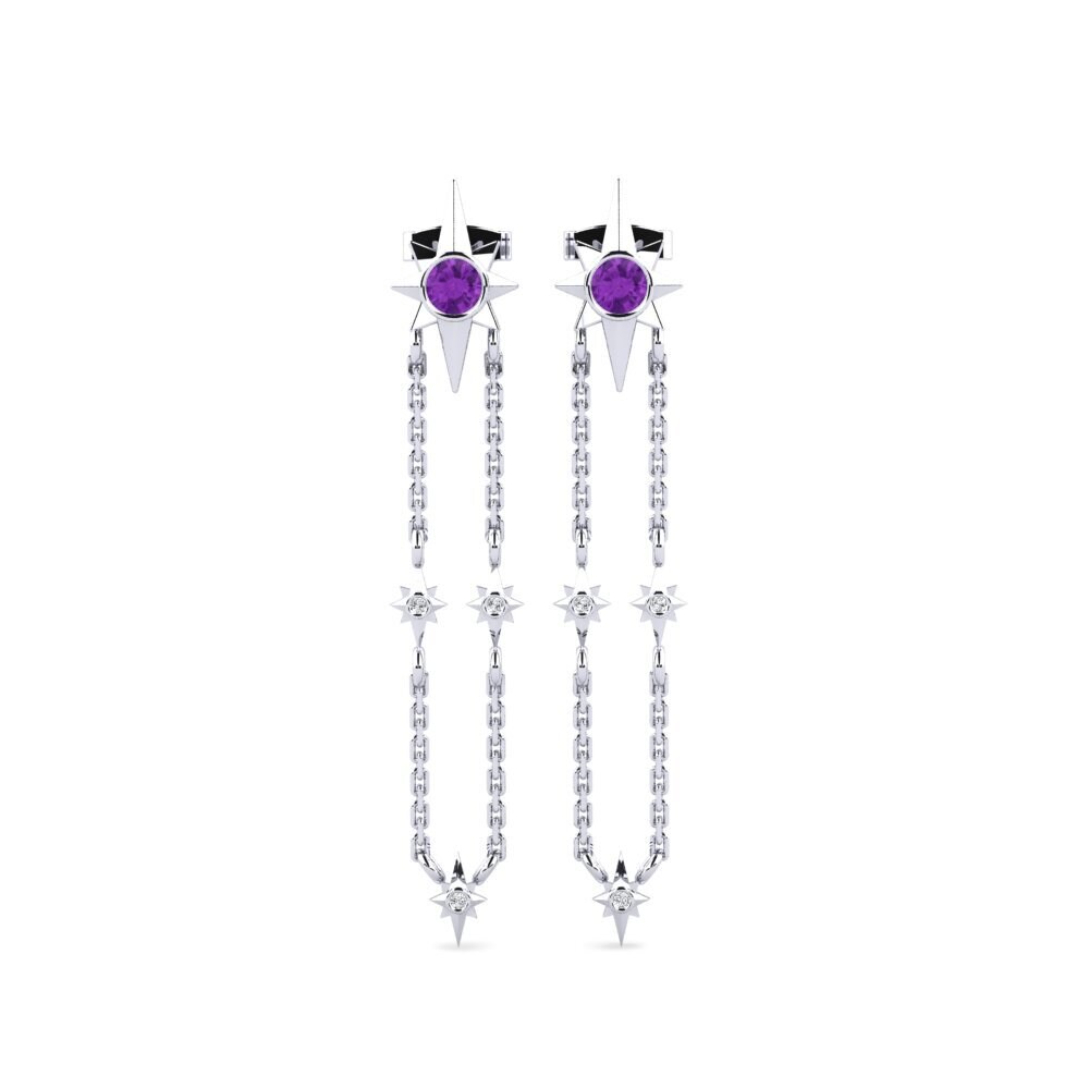 Amethyst Women's Earring Ruchba