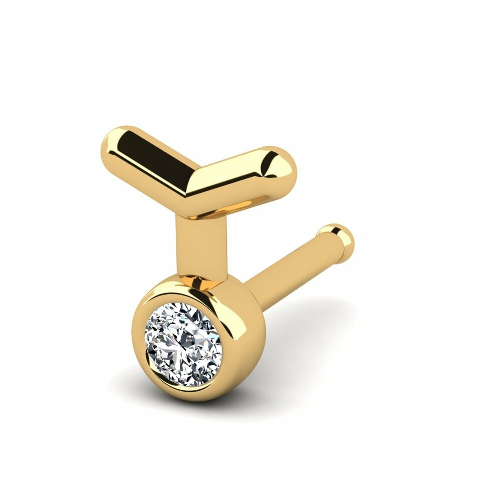 14K Geel Goud Neus Pin Rucksack
