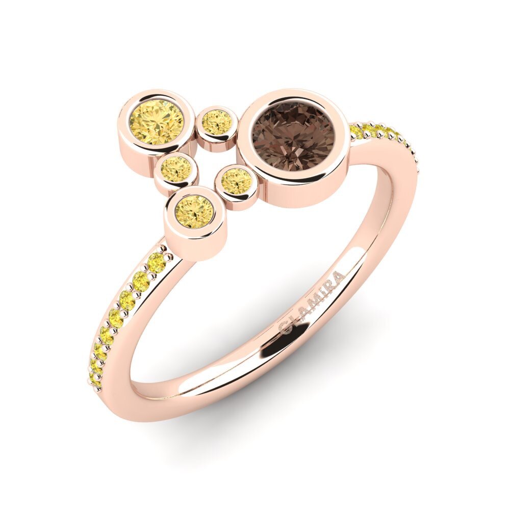 14ct Rose Gold Engagement Ring Rudina
