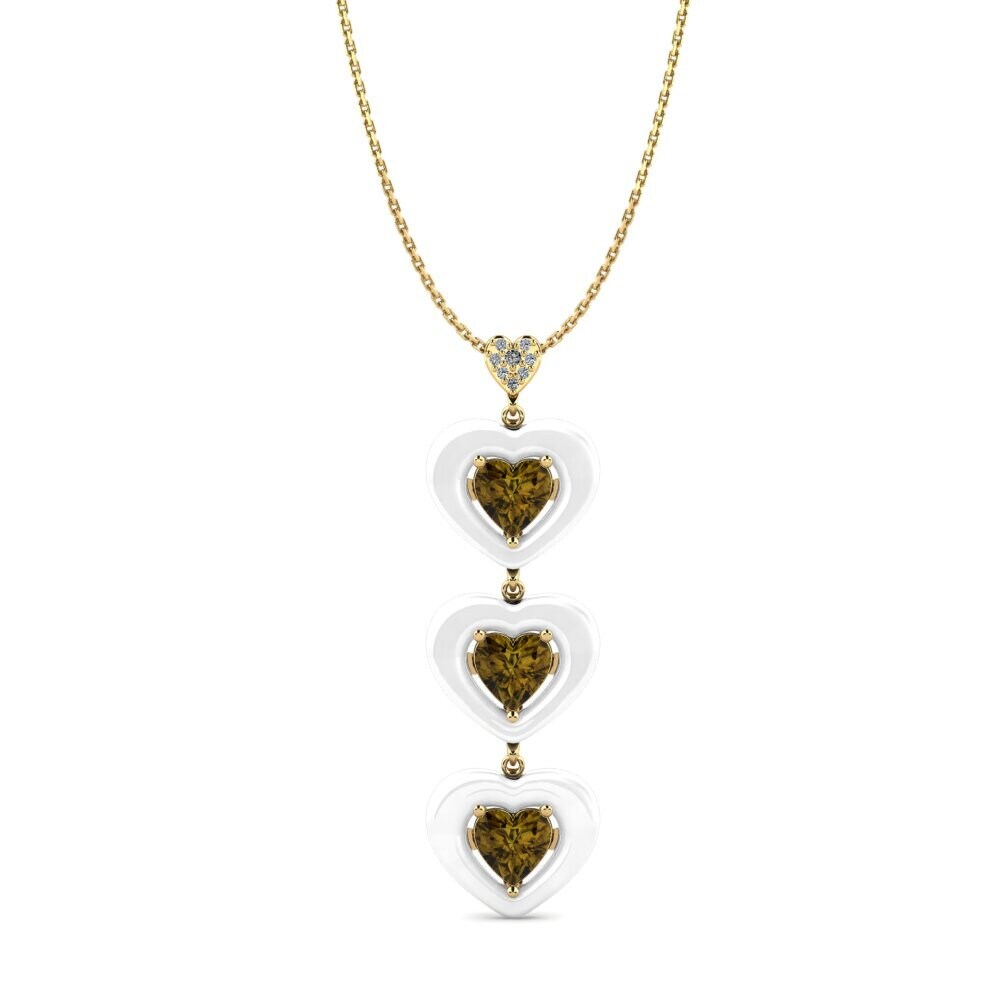 Brown Zircon Women's Pendant Ruggieri