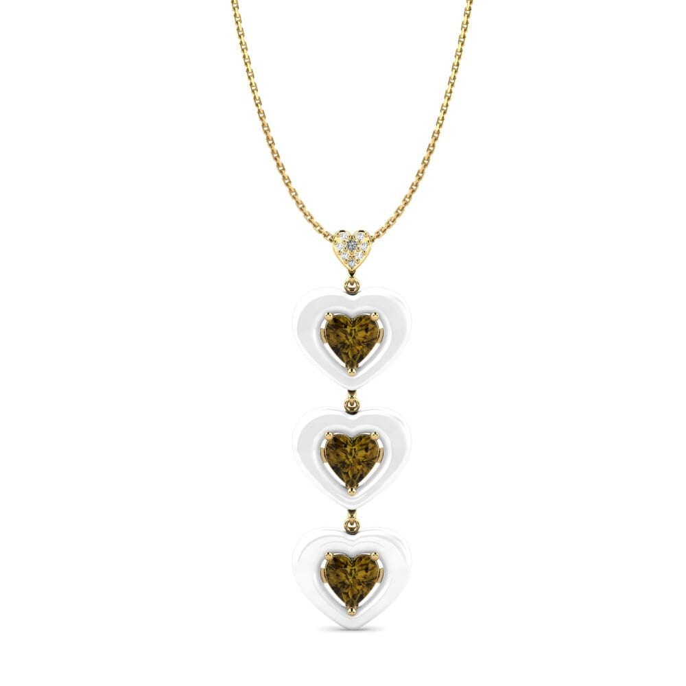 Brown Zircon Women's Pendant Ruggieri