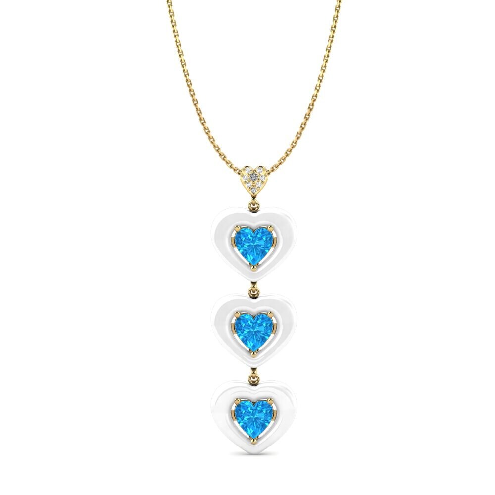 Blue Topaz Women's Pendant Ruggieri