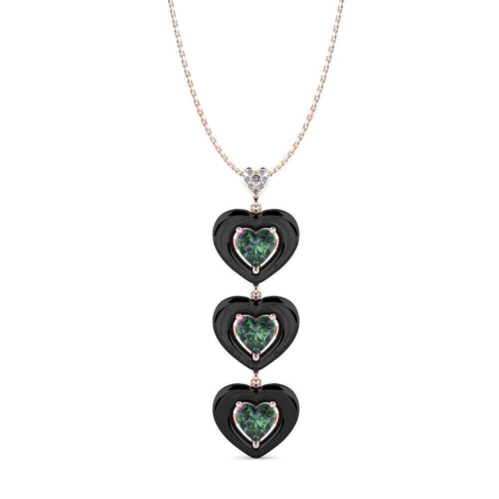 18ct Rose Gold Mystic Topaz Women's Pendant Ruggieri