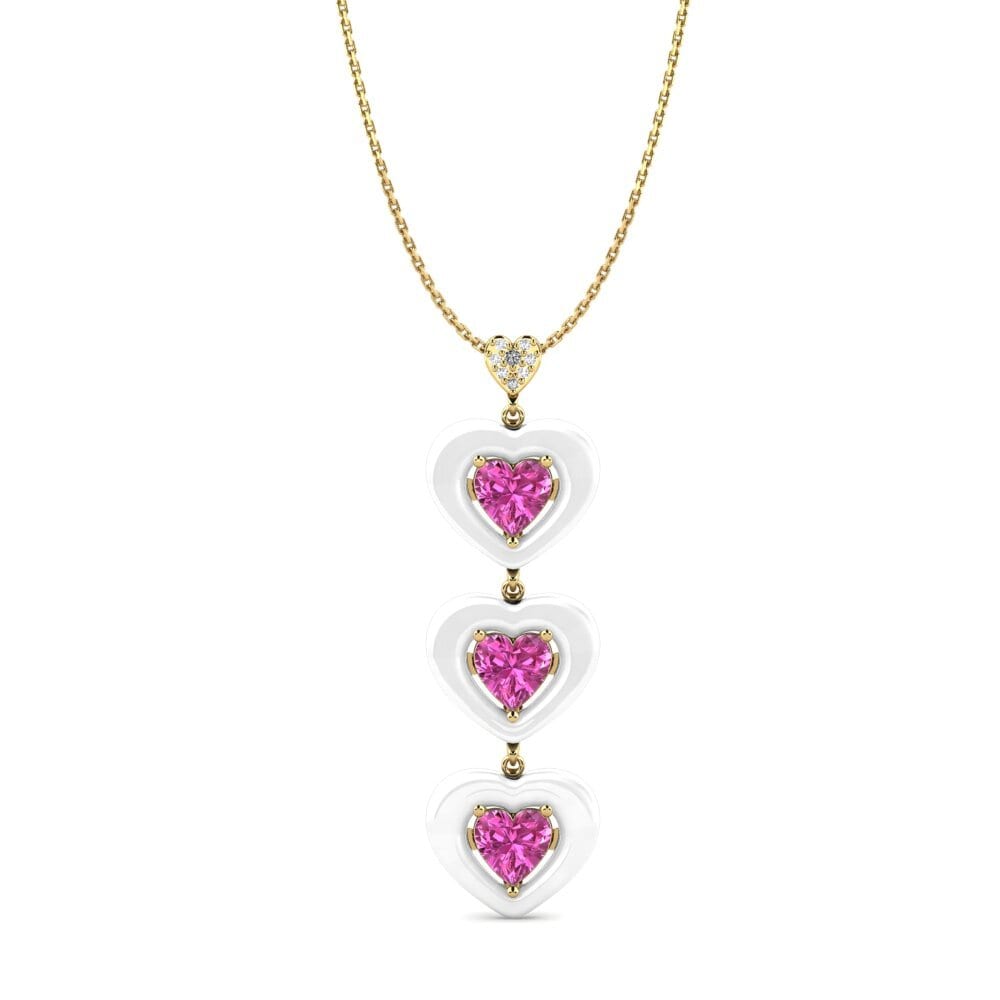 Pink Topaz Women's Pendant Ruggieri