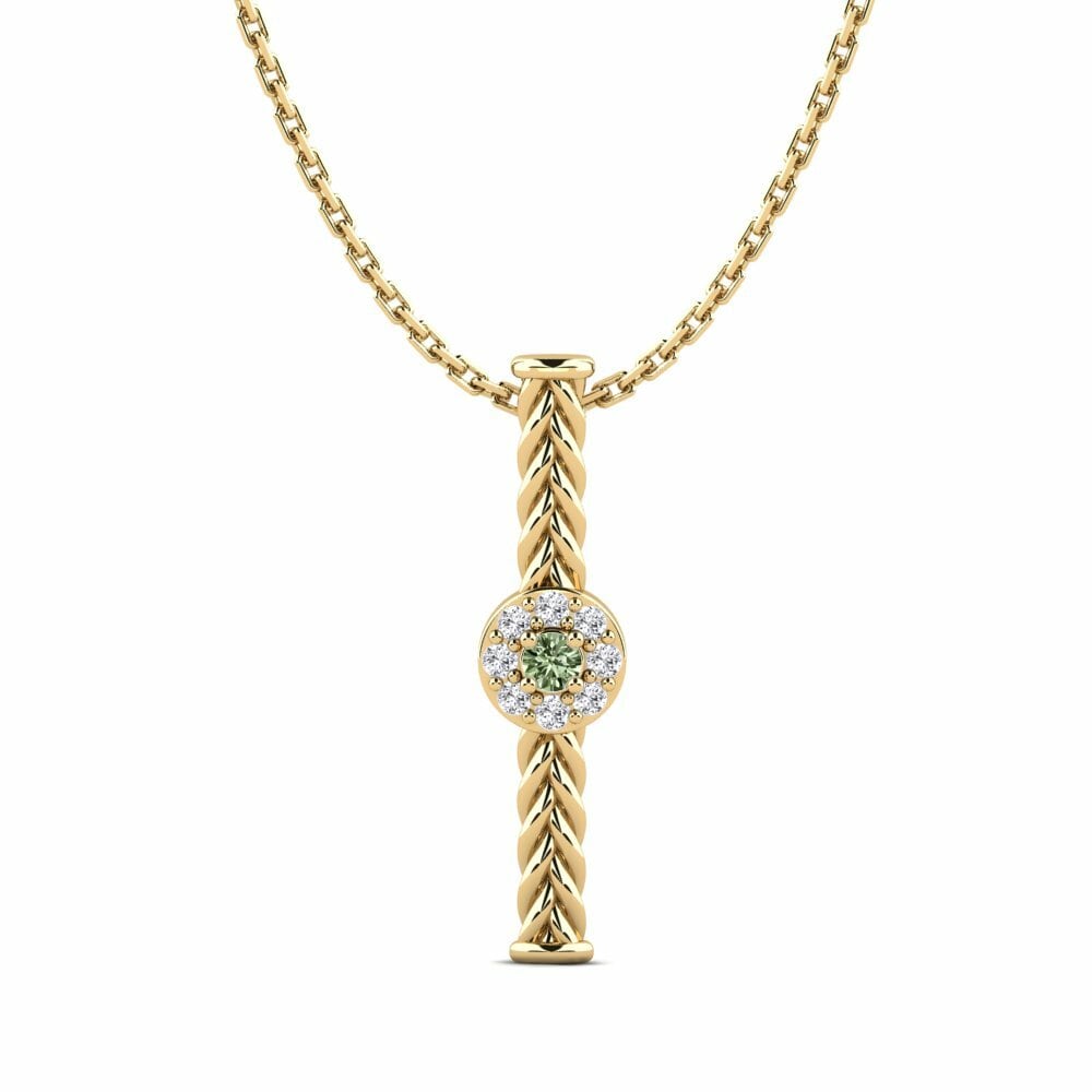 Diamante Verde Ciondolo da donna Ruhe