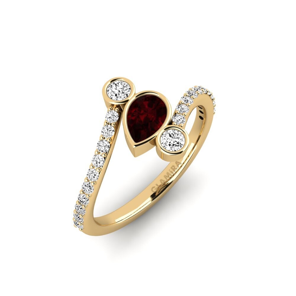 Garnet Engagement Ring Rungo