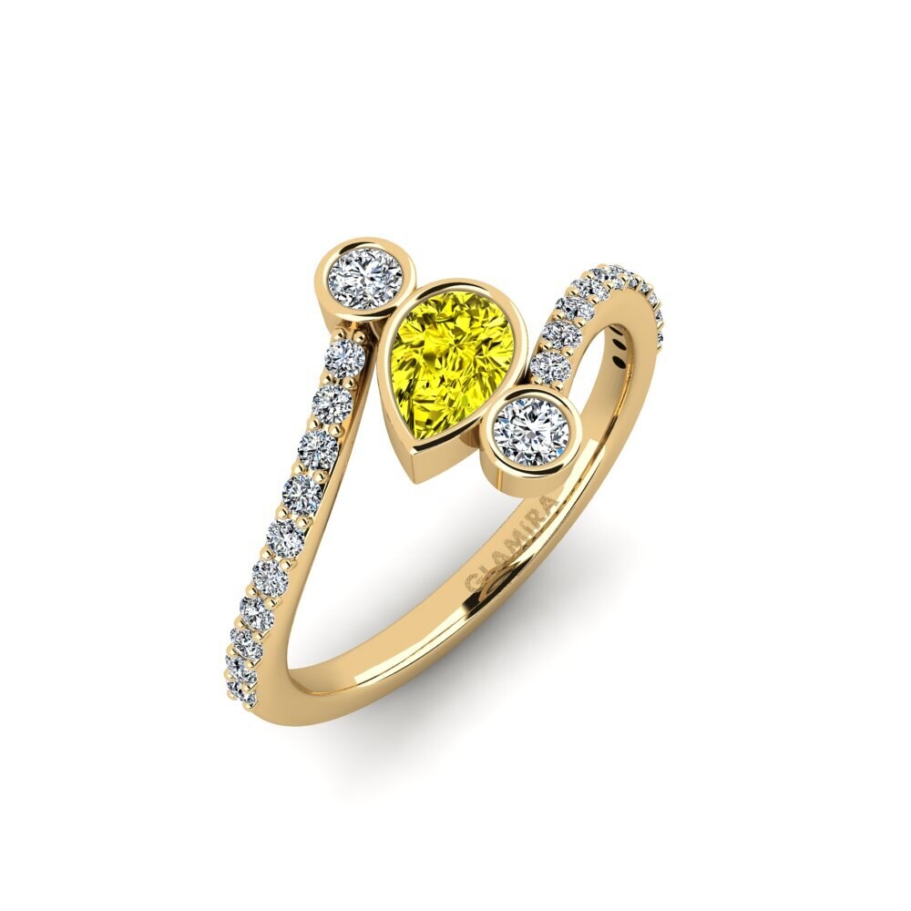 Yellow Diamond Engagement Ring Rungo