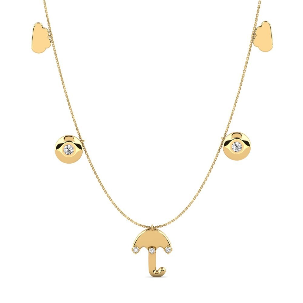 Moissanita Collar de Mujer Rusalia