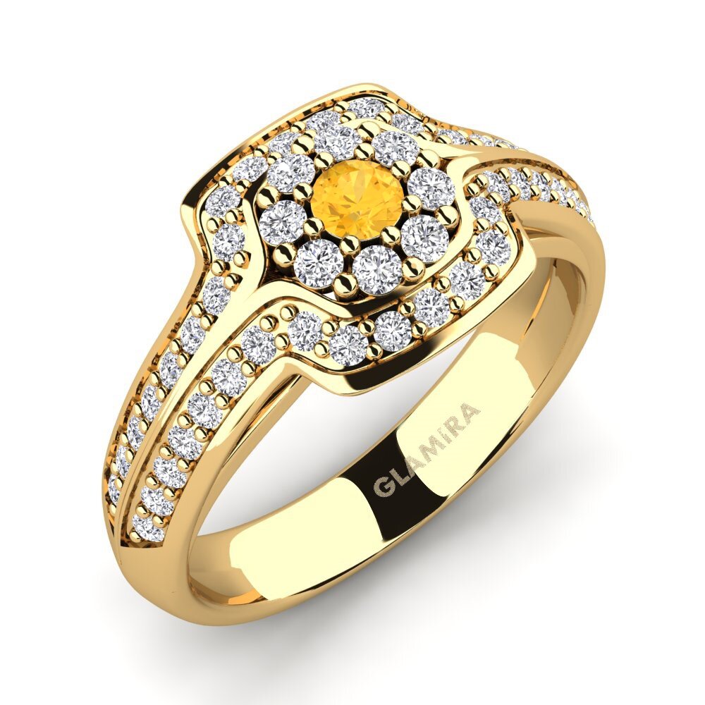 Citrine Engagement Ring Ruth