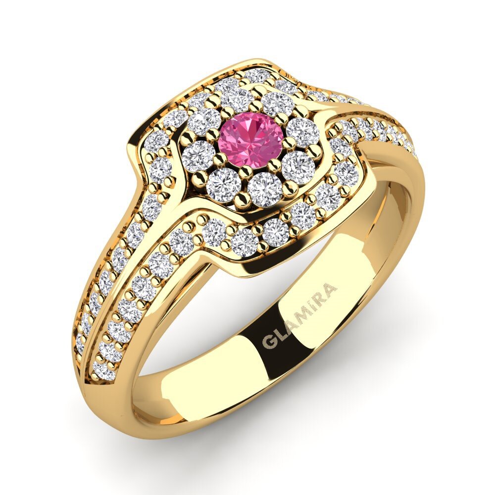 Pink Tourmaline Engagement Ring Ruth