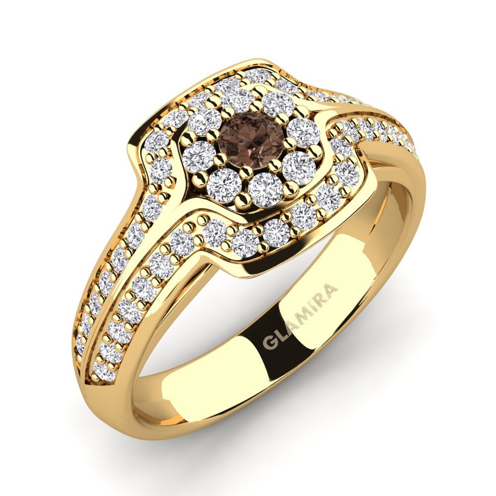 Smoky Quartz Engagement Ring Ruth