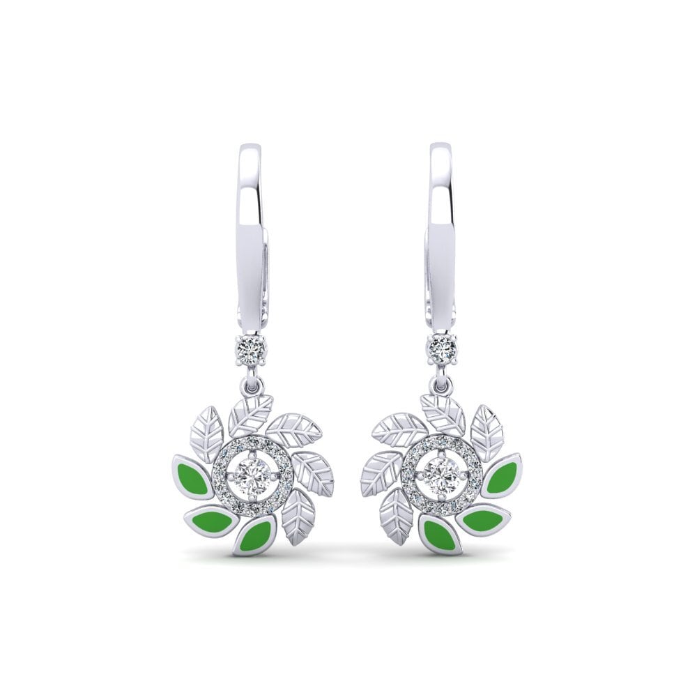 Pendientes Diamante Gotas y cuelgan