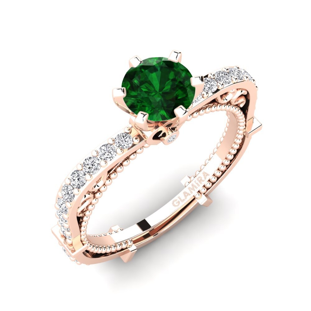 Tsavorite Engagement Ring Ruthina