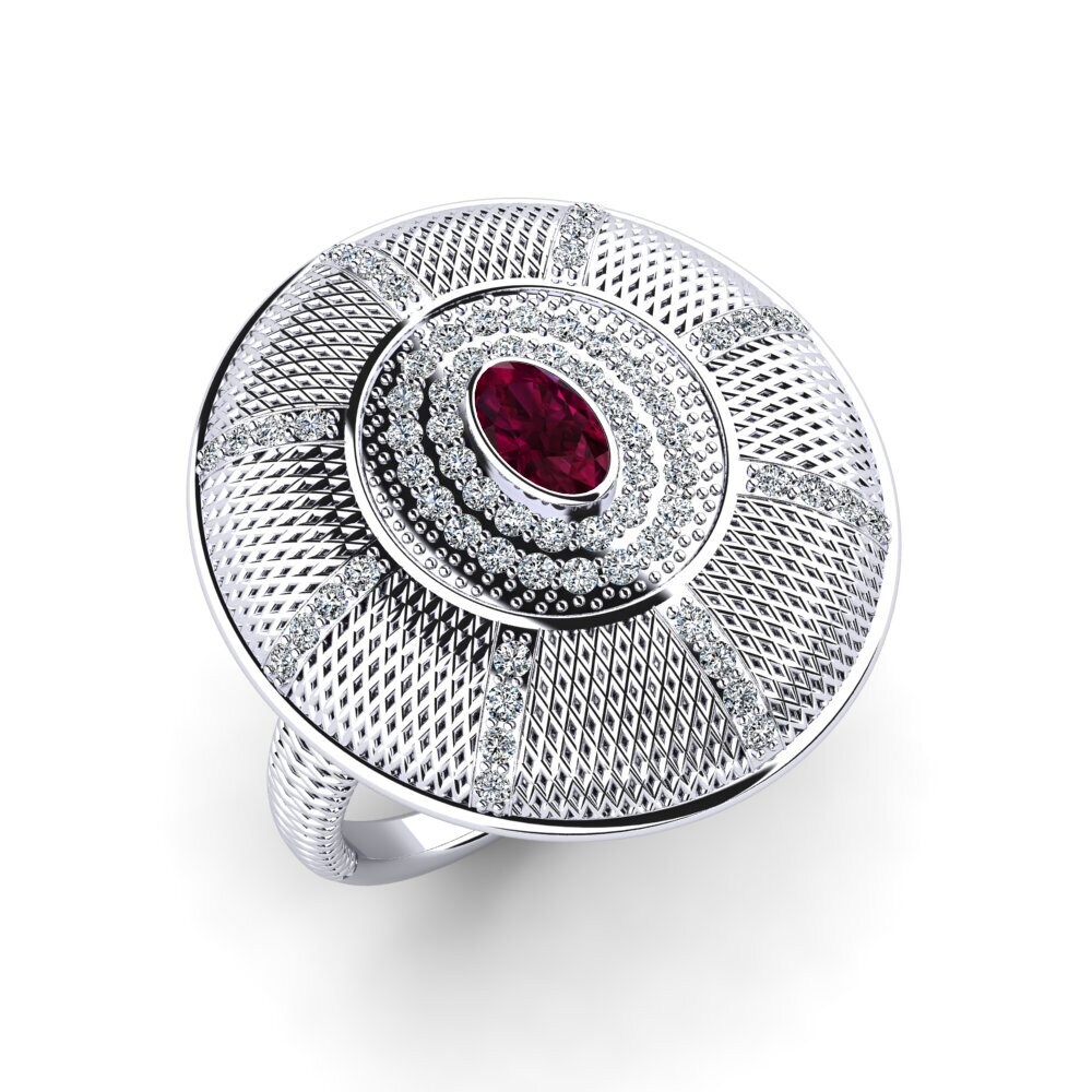 Rhodolite Garnet Ring Ryui