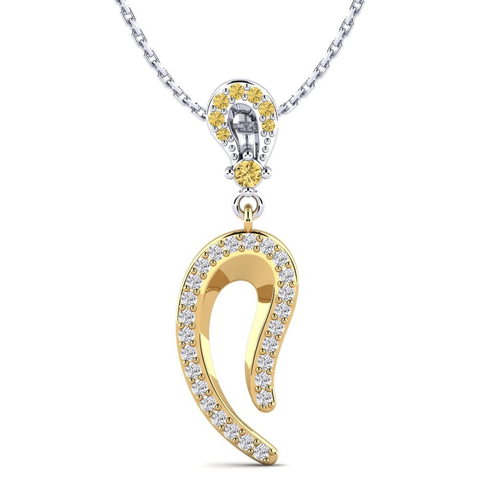 Yellow Diamond Women's Pendant Saanvi
