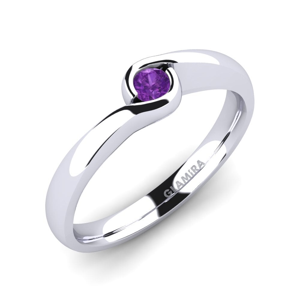 Amethyst Engagement Ring Sabella 0.1 crt