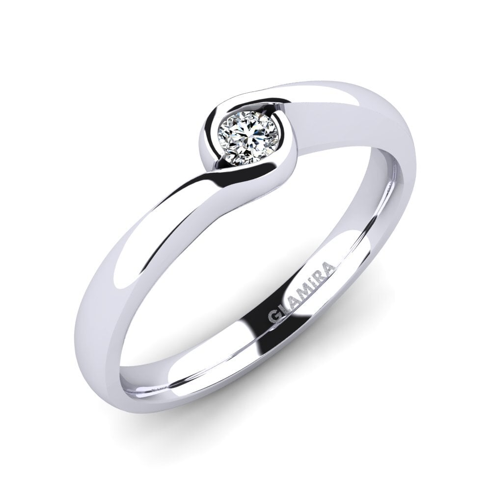 Zirconia Engagement Ring Sabella 0.1 crt