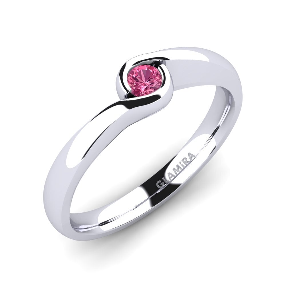 Pink Tourmaline Engagement Ring Sabella 0.1 crt