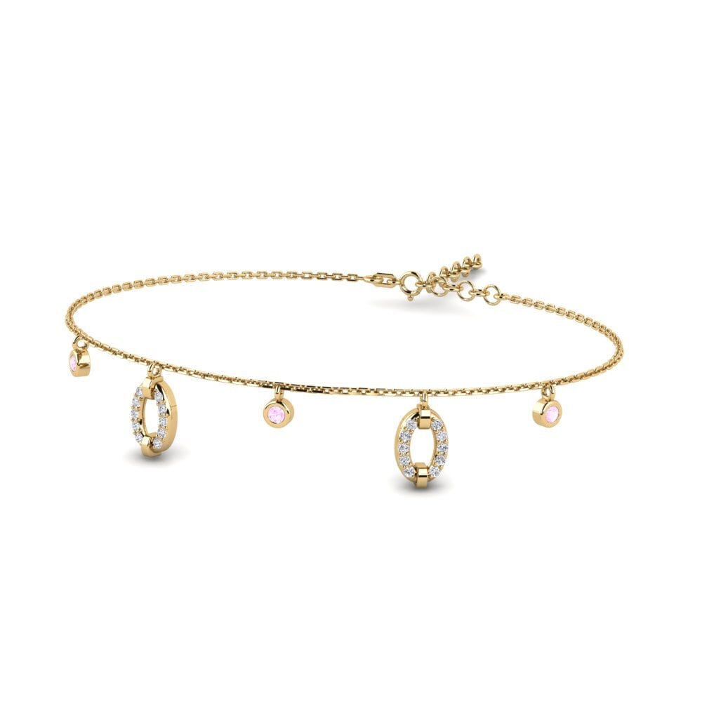 Pink Sapphire Women's Bracelet Sabhaw