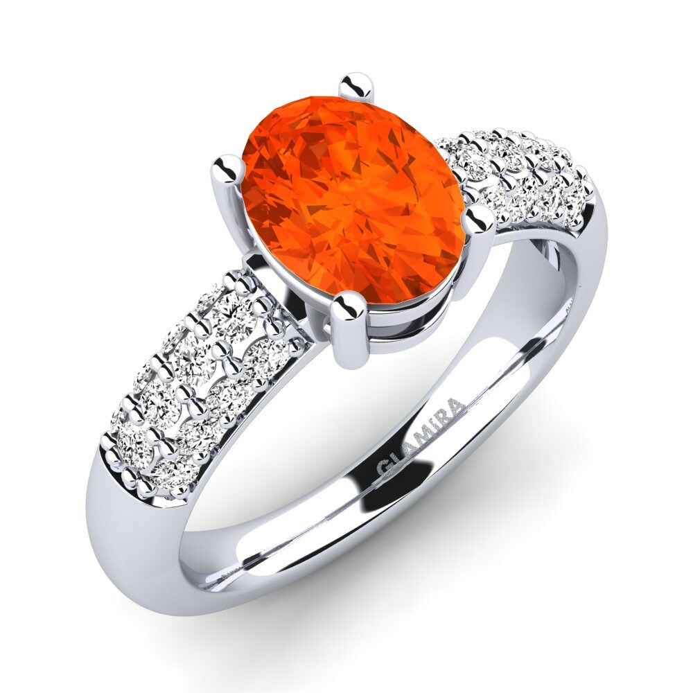 Fire-Opal Engagement Ring Sabina