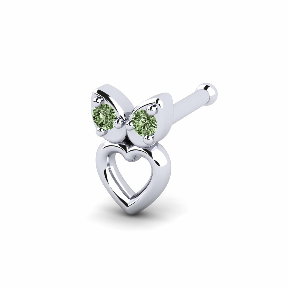 Groene Diamant Neus Pin Sachiko