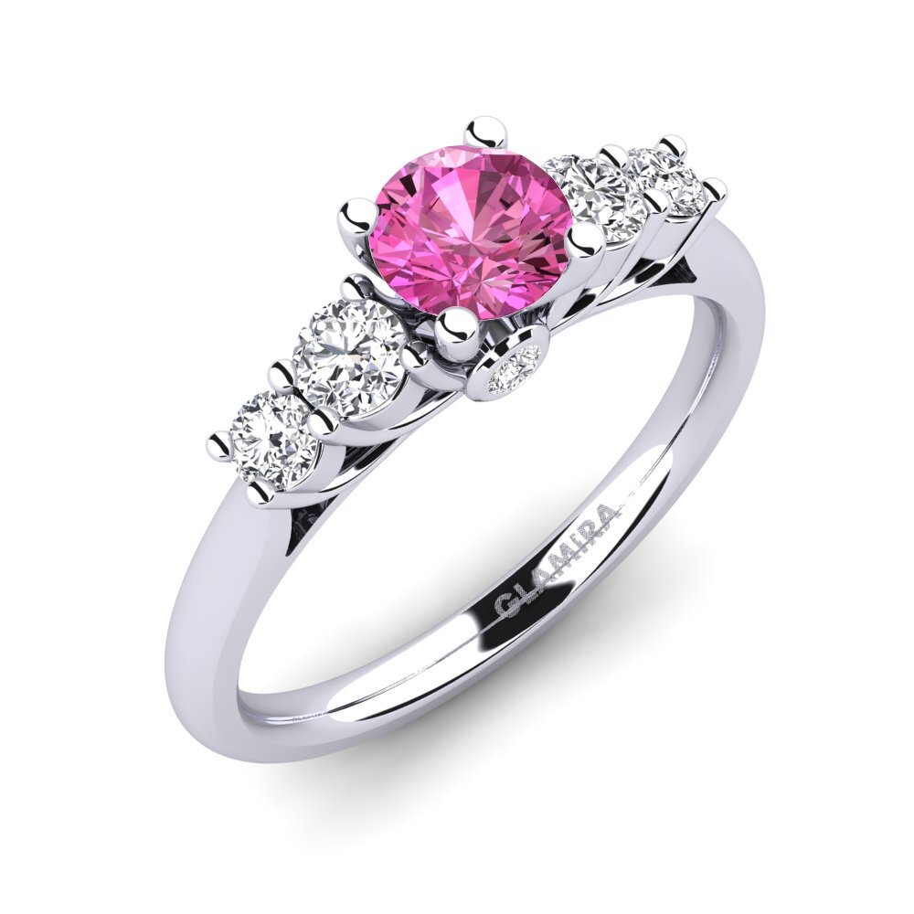 Pink Topaz Engagement Ring Sadie