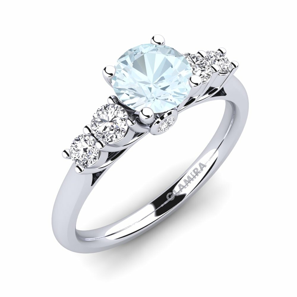18ct White Gold Engagement Ring Sadie 0.8 crt