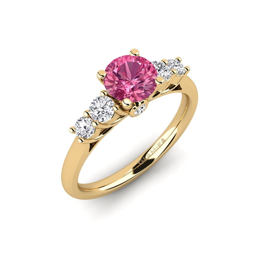 Pink Tourmaline Engagement Ring Sadie 0.8 crt