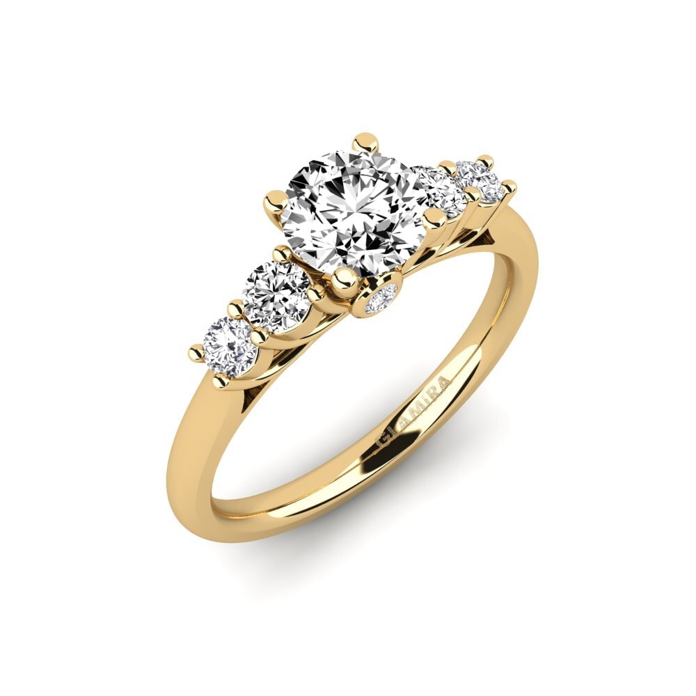 Moissanita Anillo de compromiso Sadie 0.8 crt
