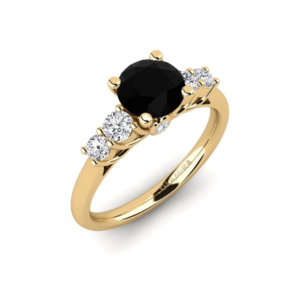 Black Diamond Engagement Ring Sadie 1.0 crt
