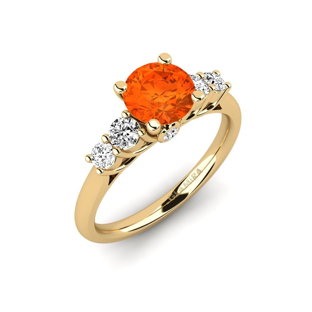 Ópalo Fuego Anillo de compromiso Sadie 1.0 crt