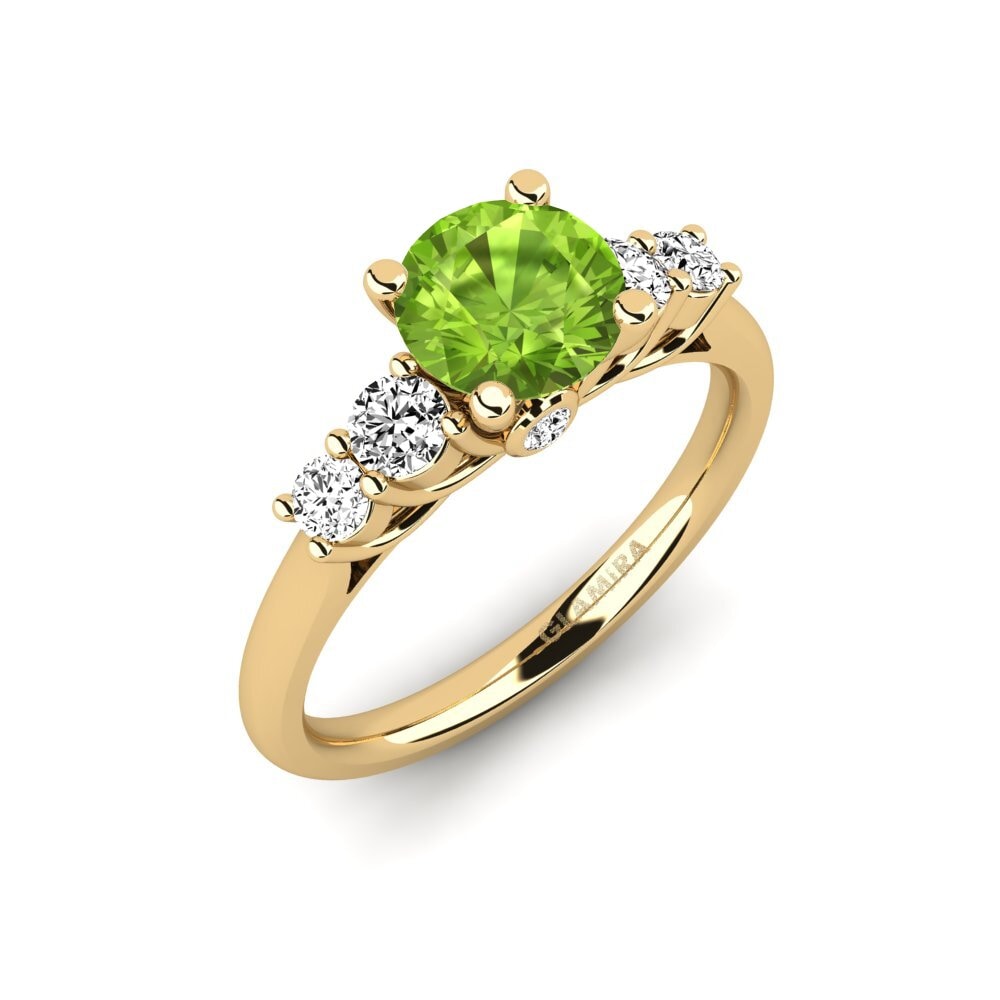 Peridot Engagement Ring Sadie 1.0 crt