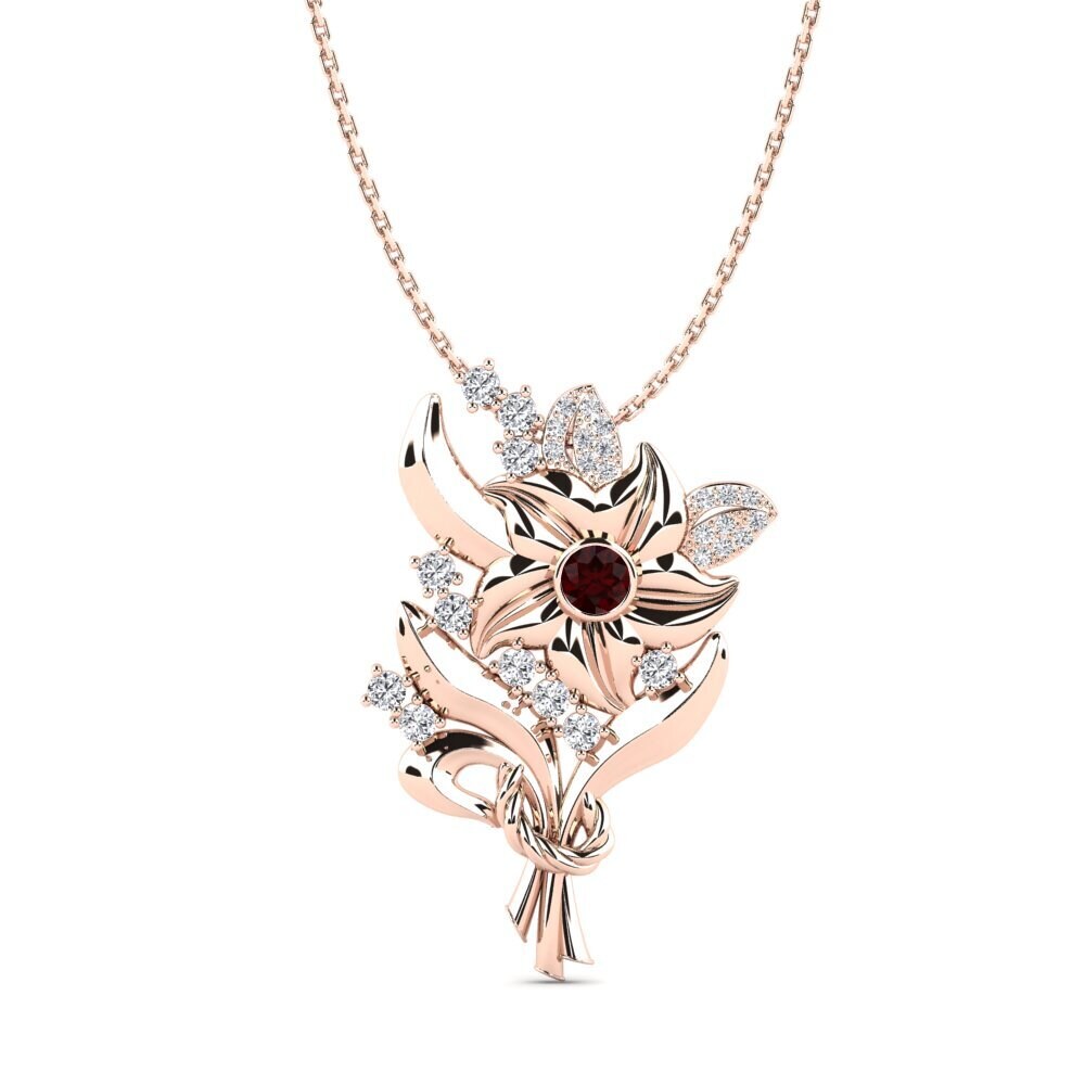 Garnet Women's Pendant Sadoly