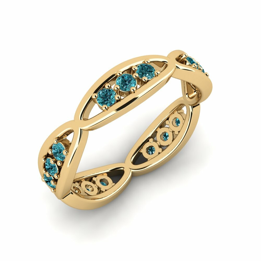 Blue Diamond Ring Safani