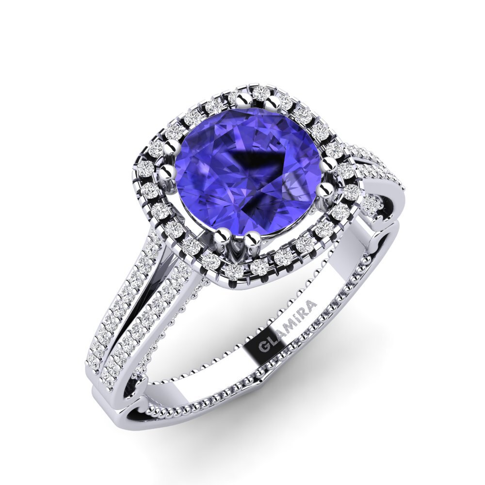 Tanzanite Engagement Ring Saffronia