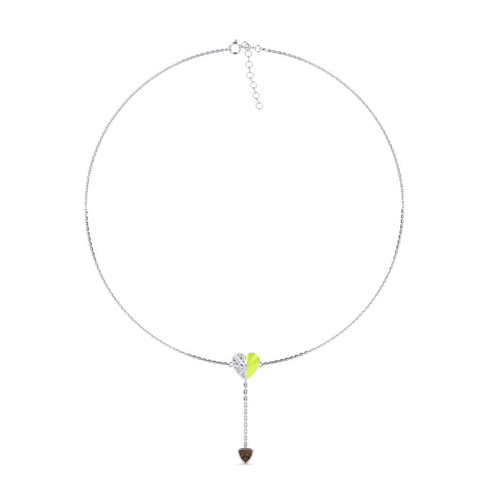 Cuarzo humo Collar Gargantilla de Mujer Sagessa