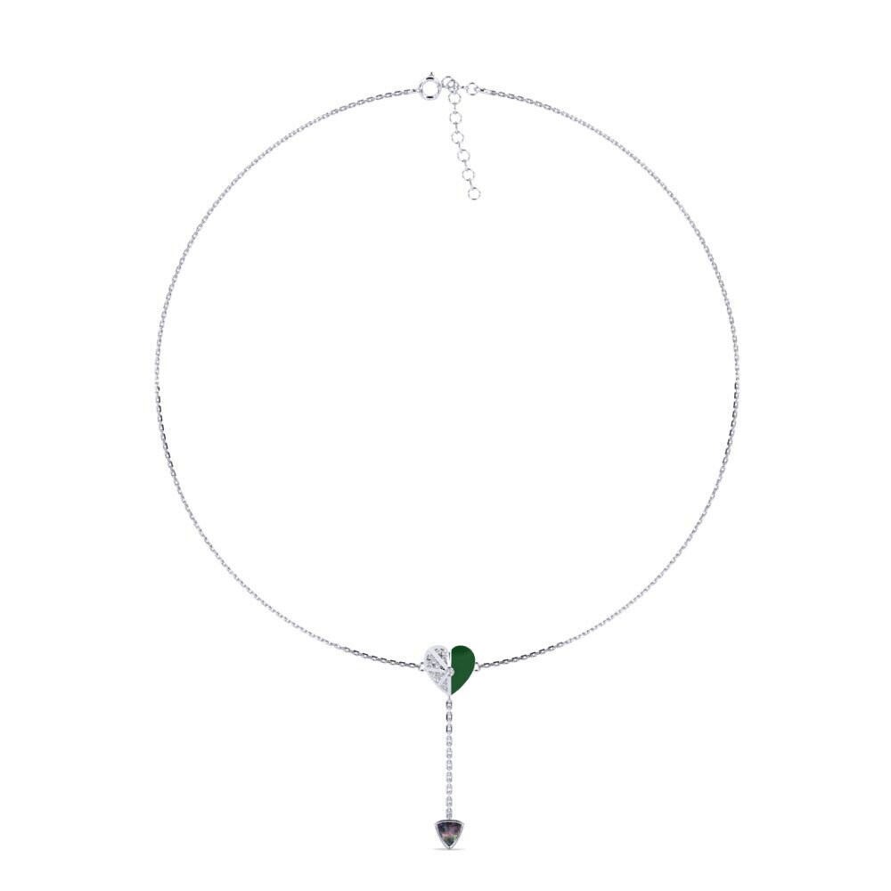 Mystic Topaz Women's Choker Necklace Sagessa